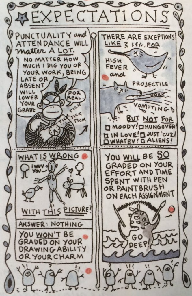 from Lynda Barry, Syllabus (Drawn & Quarterly, 2014), 6.